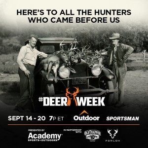 Outdoor Channel and Sportsman Channel Offer Fourth Annual Week-long  #DeerWeek Programming